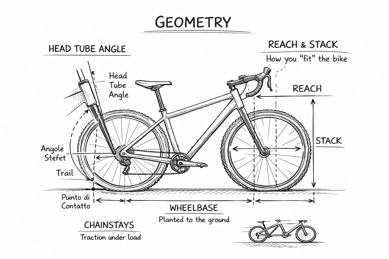 Essential bicycle geometry