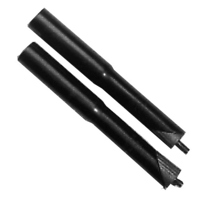 Prolunga attacco manubrio 22,2 mm 1" acciaio nero