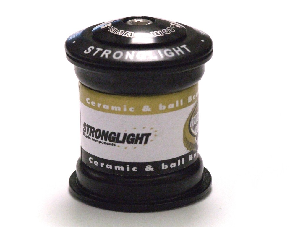 Serie sterzo Stronglight O´Light Steel 1 1/8-1 1/18 nera 