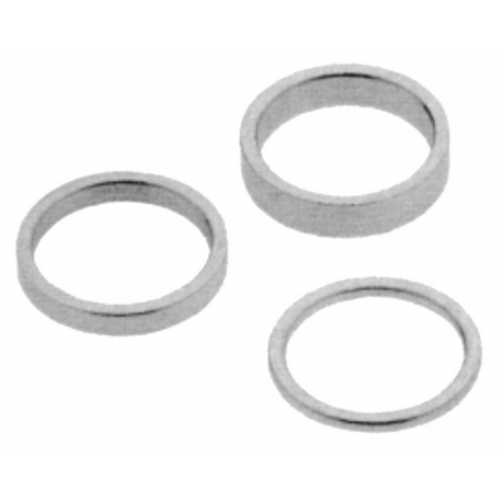 Box distanziali diversi spessori argento 4x2,6x5,6x10,4x15,4x20mm 