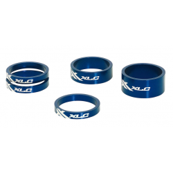 XLC A-Head Spacer-Set AS-A02 3 x 5, 1 x 10, 1 x 15, 1 1/8" azzurro 