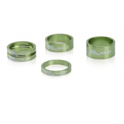 XLC A-Head Spacer Set AS-A02 3x5, 1 x 10, 1x 5, 1 1/8" verde limone 