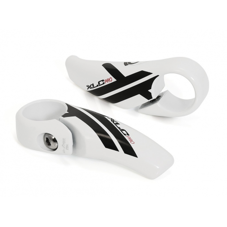 XLC Pro Bar-Ends dritti BE-A13 83 mm, bianco 