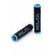 XLC Bar Grips 'Dual Colour' nero/blu, 125 mm 