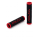 XLC Bar Grips 'Dual Colour' nero/rosso 125 mm 