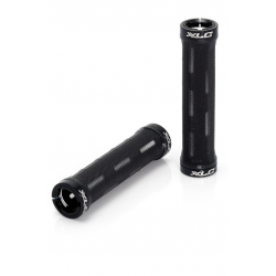 XLC Bar Grips 'Durchblick' nero/trasparente, 125 mm 