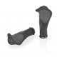 XLC Bar Grips GR-S22 'Ergonomic' nero/grigio 135/92 mm 