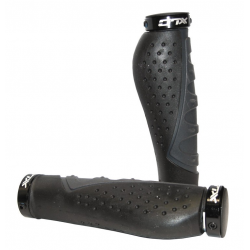 XLC Bar Grips GR-S07 'Ergonomic' nero/grigio, 140 mm 