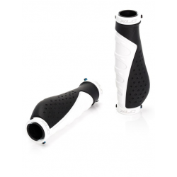 XLC Bar Grips GR-S07 'Ergonomic' bianco/nero, 140 mm 