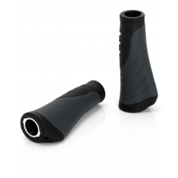 XLC Bar Grips 'Ergonomic' GR-S04 nero/grigio, 135 mm 