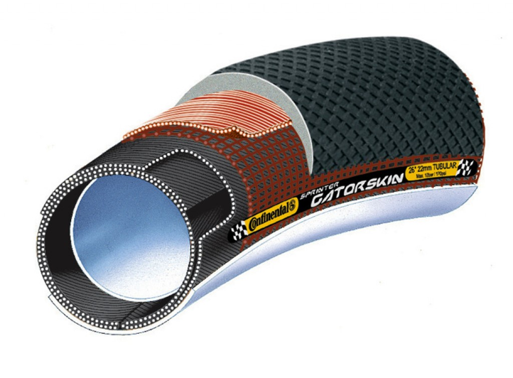 Conti Sprinter Gatorskin 28"x25mm (27x1") nero Dura Skin 