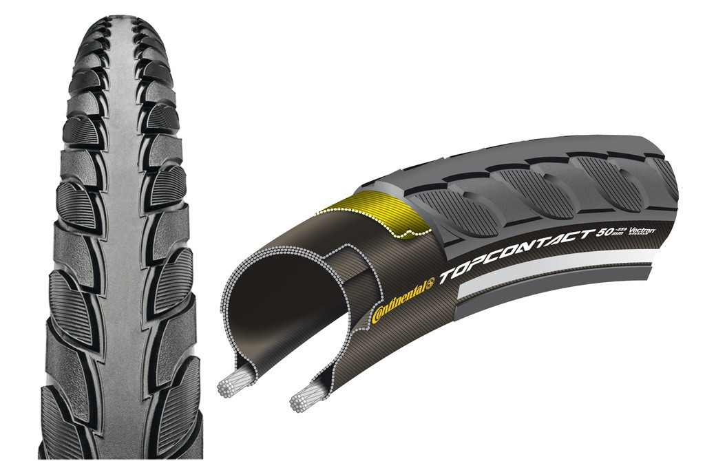 Conti TopContact II pieg. 28" 700x37C 37-622 nero Reflex 