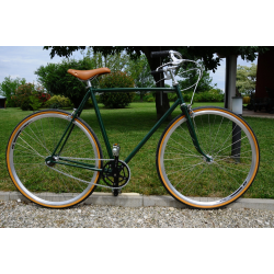 Ruota Posteriore 28x1.75 36F Mozzo Filettato Airline1 arg/niro