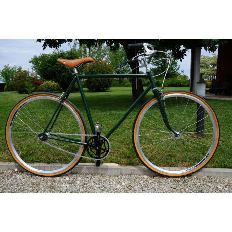 Ruota Posteriore 28x1.75 36F Mozzo Filettato Airline1 arg/niro