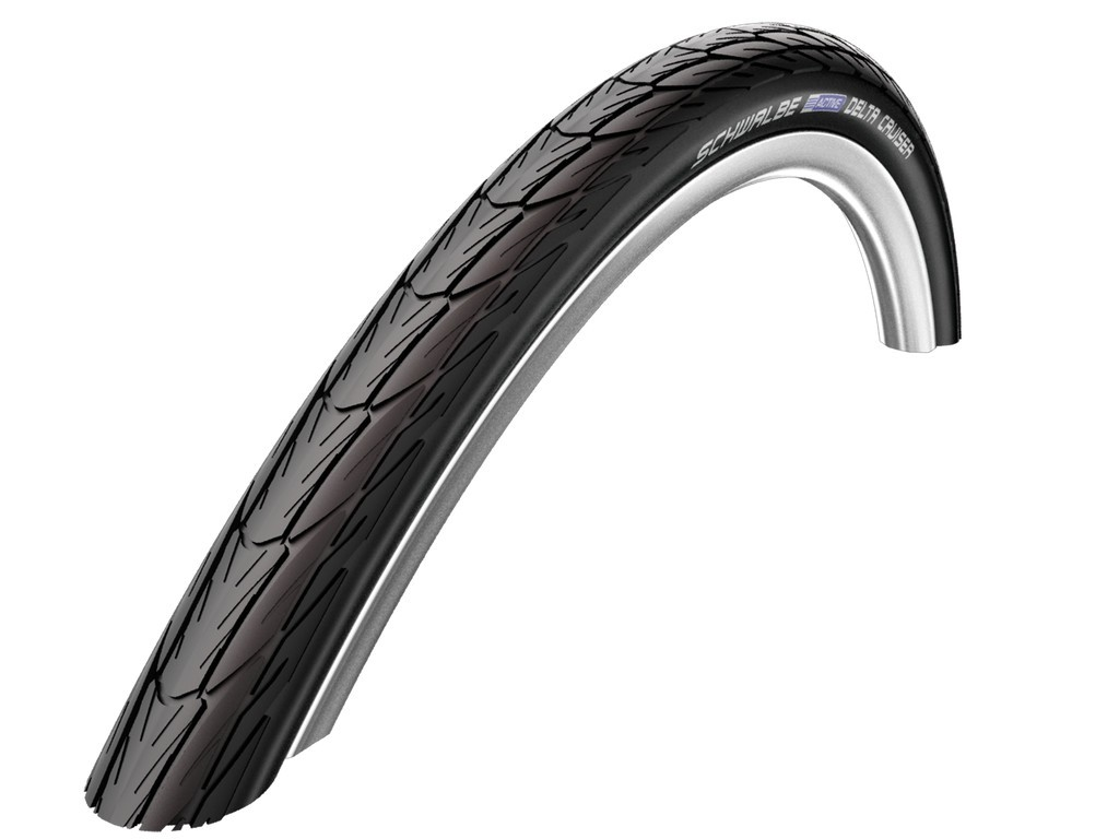 Schwalbe Delta Cruiser HS 310 24x1 3/8" 37-540 nero/bianco 