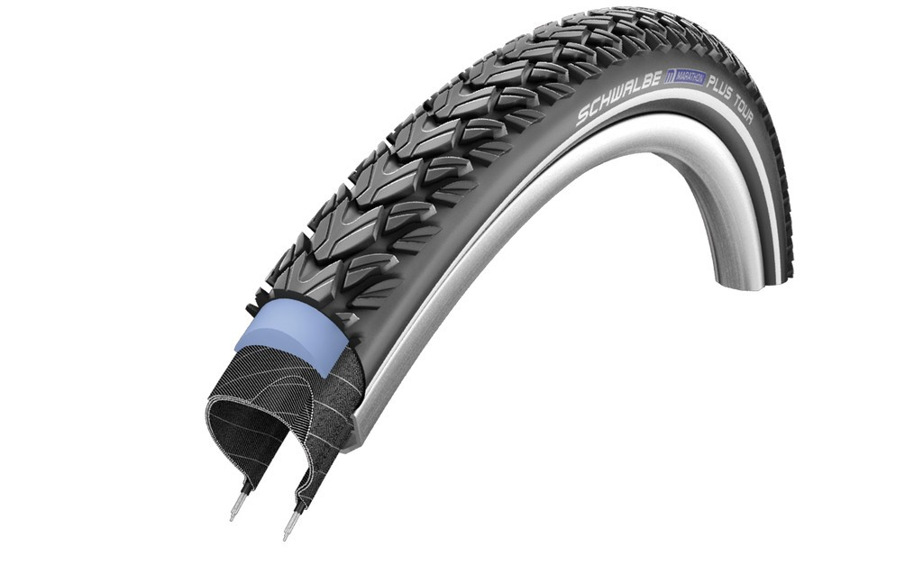 Schwalbe Marathon PlusTour 26x1.75" 47-559 nero/nero Reflex 