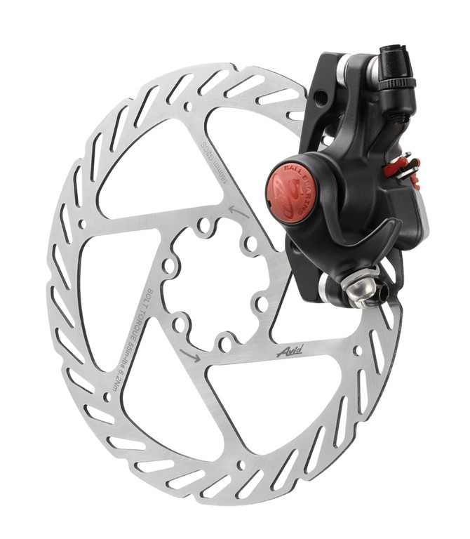 Freno a disco meccanico Avid BB5 MTB, nero seta, disco 160mm RD/RT 