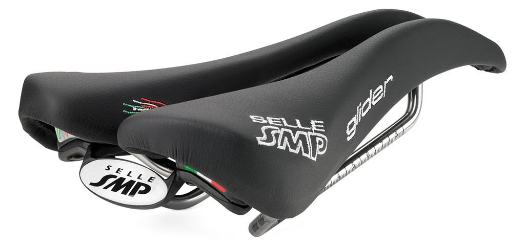 Sella Road/MTB Selle SMP Glider nera, 266 x 136mm, 260g