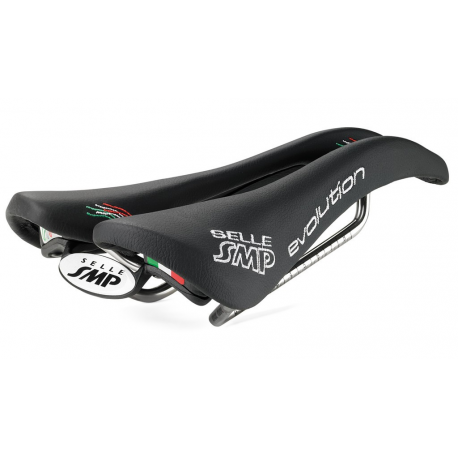 Sella Road/MTB Selle SMP Evolution nera, 266 x 129mm, 230g