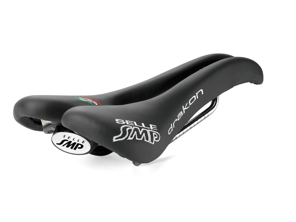 Sella Road/ MTB Selle SMP Drakon nero, 276x138mm, ca. 285g