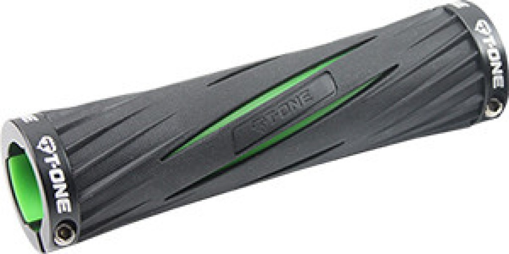 Maniglie T-One Blade nero/verde con vite di sicurezza