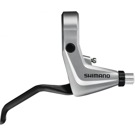 Leva del freno Shimano BL-T 4000LS sx, per freno V., a 2 dita,argento