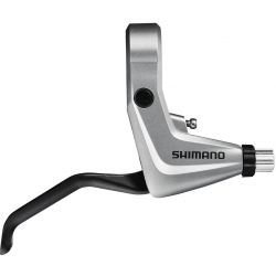 Leva del freno Shimano BL-T 4000RS dx,per freno V., a 2 dita,argento