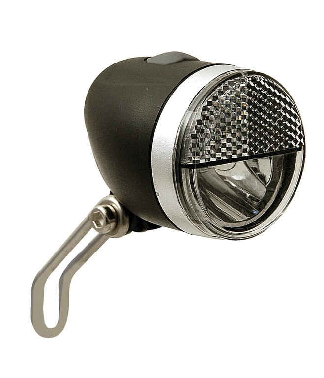 Fanale LED Secu Sport S con supporto, 40 Lux, per mozzi a dinamo