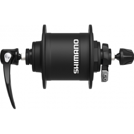 Mozzo a dinamo RA Shimano DHT4000 100mm, 32 fori nero, sgancio rapido