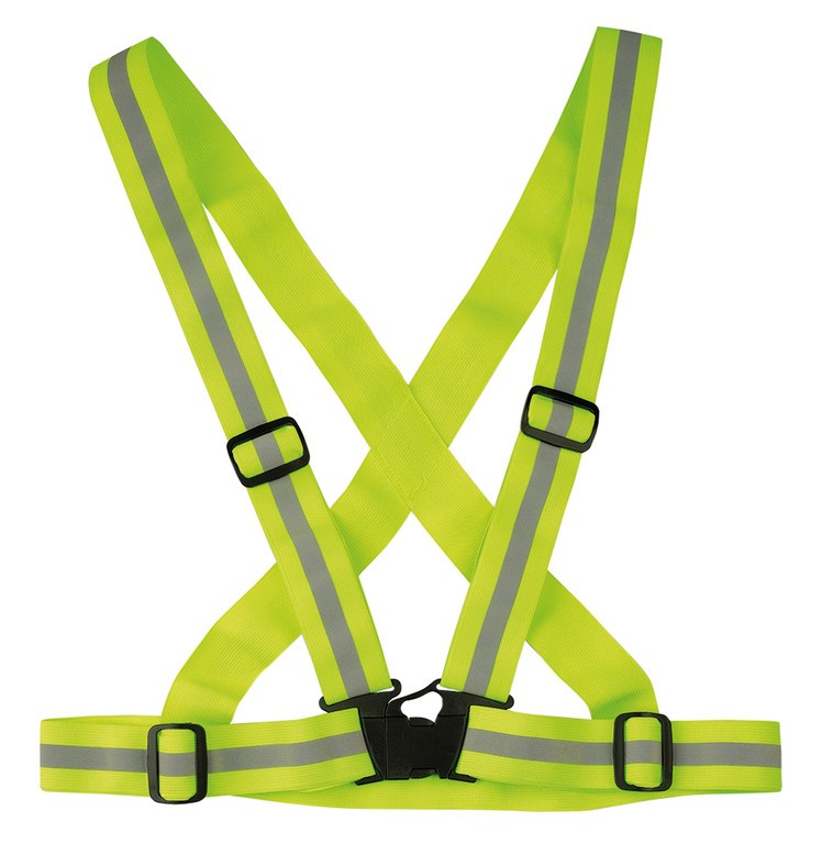 Cinghia riflettente Wowow Cross Belt Giallo, elastica, regolabile