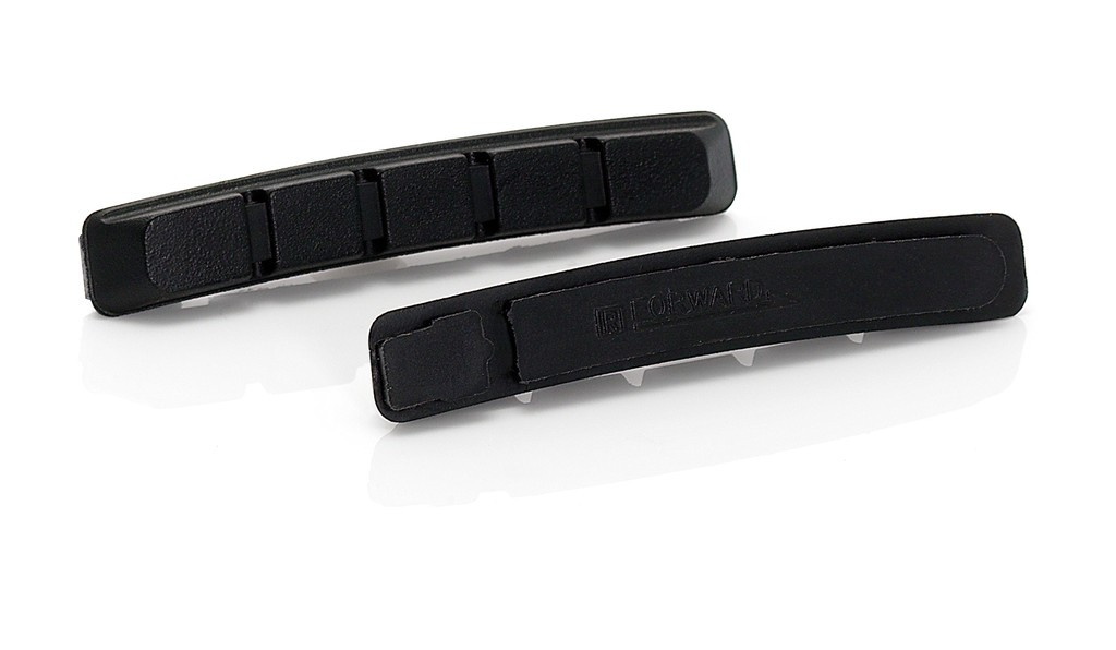 XLC pattini di ricambio per V-Brake Cartridge RP-V01, set di 4 pezzi, colore nero, 72 mm