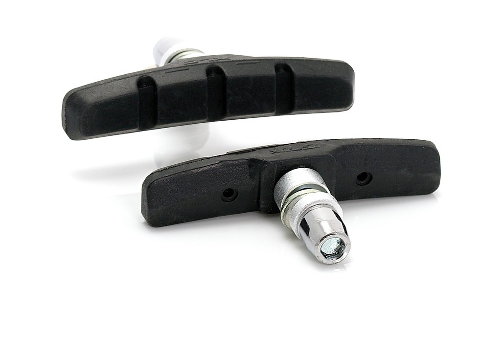XLC Pattini freno V-Brake BS-V01, set 4 pezzi, colore nero, 70mm