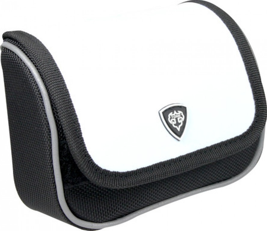 Borsa manubrio T-One Carry on Nylon/similpelle, bianco, 120x100x50mm