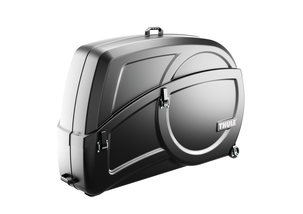 Borsa trasporto bici Thule Round Elite Pedale Pack 'n nero con cavalletto