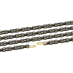 Catena Wippermann Connex 10SB 114 maglie 10 vel. nero-oro, conneX link