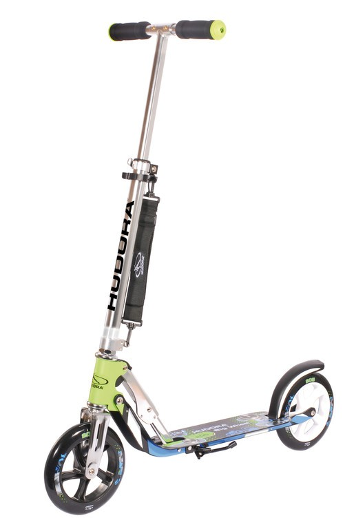 City Scooter Big Wheel Hudora Alu 8" 205 verde/blu 205mm