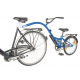gancio traino bici bimbo Trailer Bike 20" blu RH 28 cm