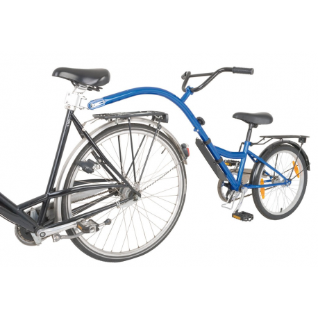 gancio traino bici bimbo Trailer Bike 20" blu RH 28 cm