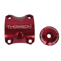 Morsetto manubrio Kit Thomson Elite X4 MTB 31,8 rosso