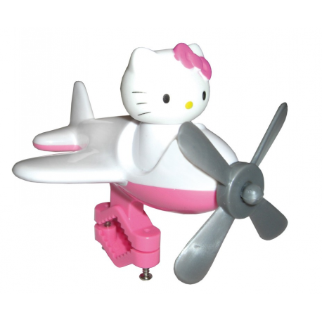 Hello Kitty per manubrio bianco/rosa fucsia con motivo