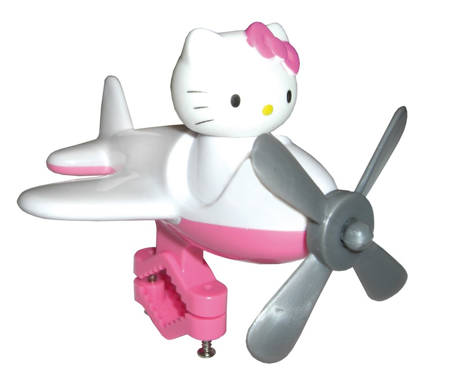 Hello Kitty per manubrio bianco/rosa fucsia con motivo