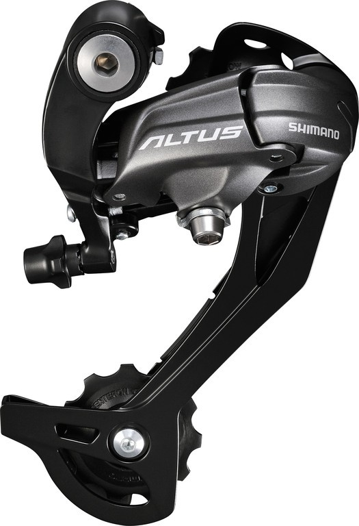 Deragliatore Shimano Altus RD-M 370 9 vel, senza adattatore, nero