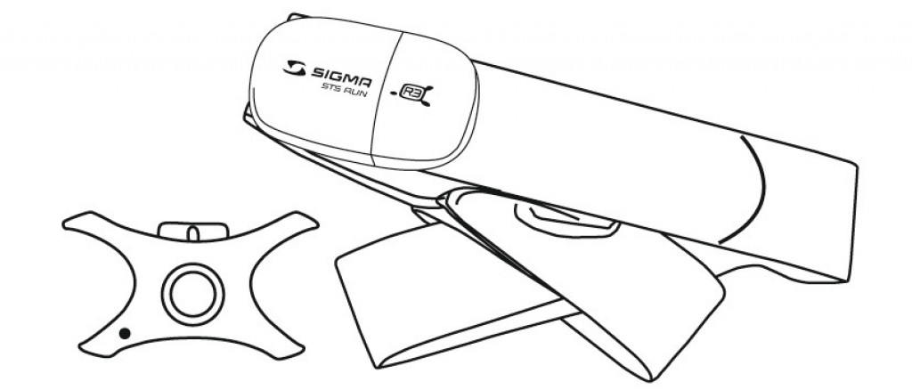 Cinghia pettorale R3 Sigma Comfortex+Sigma inclusa Trasmittente