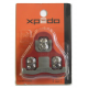 Tacchette d.ricambio Xpedo Compatibili c.Look Keo 6°, rosse