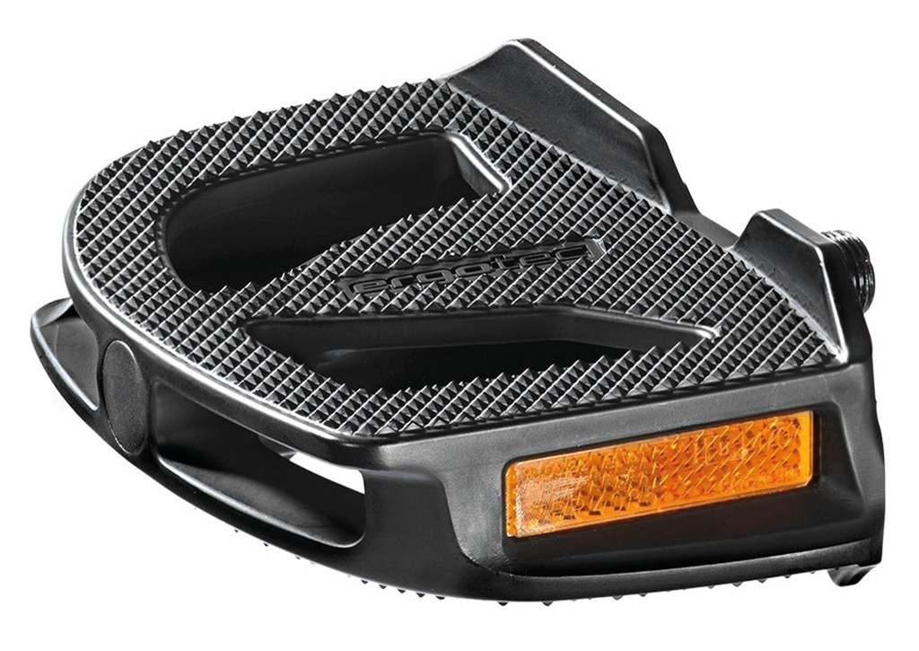 Pedali in plastica Humpert Neri, 9/16", con riflettori