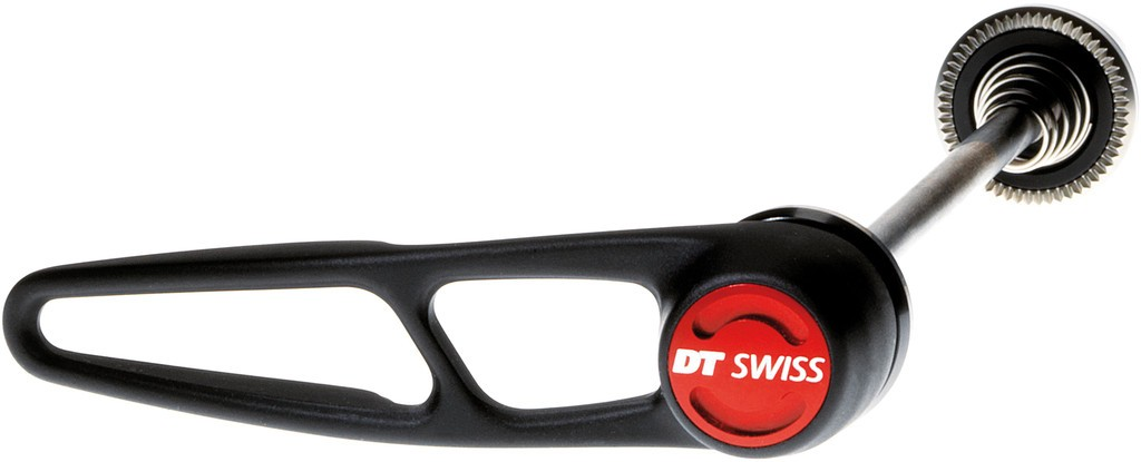 QR RA DT Swiss RWS BTT QR in acciaio,100mm con leva in alluminio