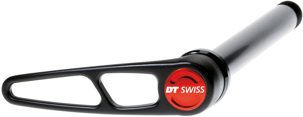 QR RP DT Swiss RWS x12 QR in allu, Ø 12mm/142mm con leva in alluminio