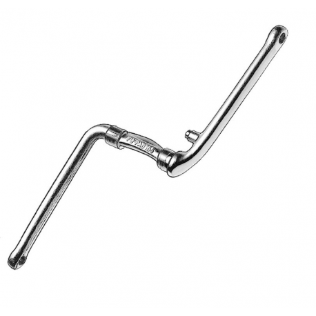 Pedivelle BMX, 170mm, acciaio, One Piece Crank