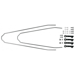 SKS Set di fissaggio parafanghi Velo per forcelle ammortizzate Suntour