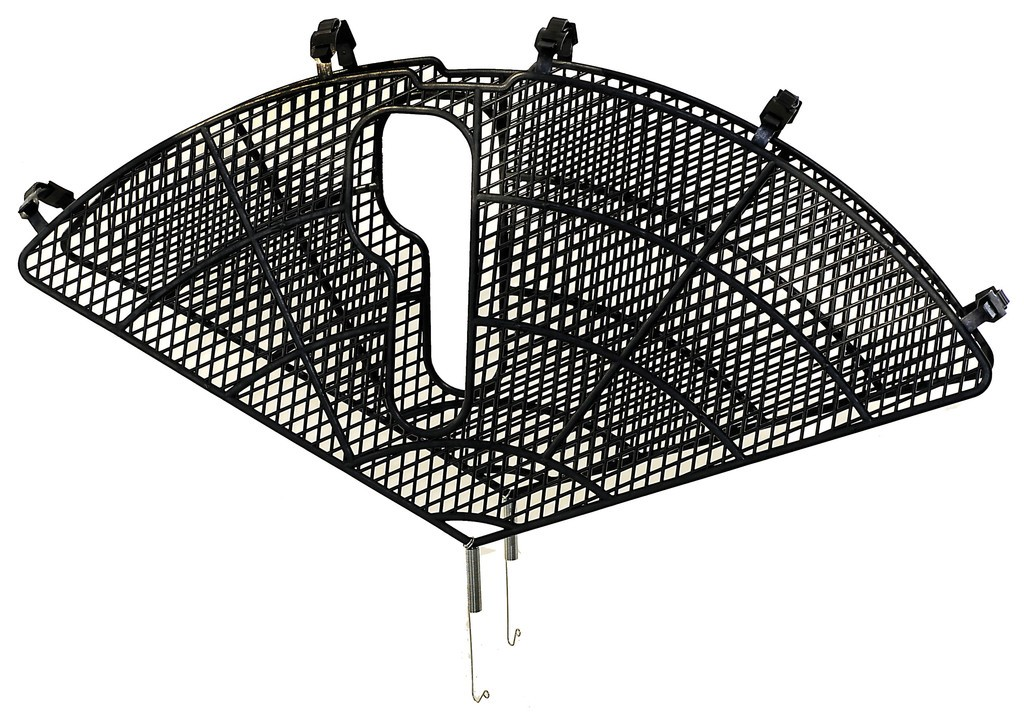 Paraveste in plastica per 26"e 28", colore nero, con set di fissaggio universale